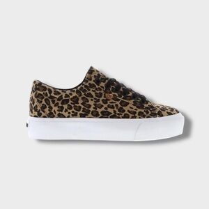 LAMO Amelie Cheetah Print Platform Lace-Up Sneaker NWOT